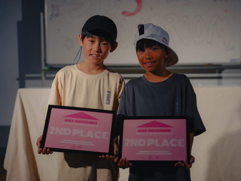兵庫県西宮市の鳴尾東公民館にて、studioSIOS主催のストリートダンスバトルでの優勝結果